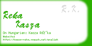 reka kasza business card